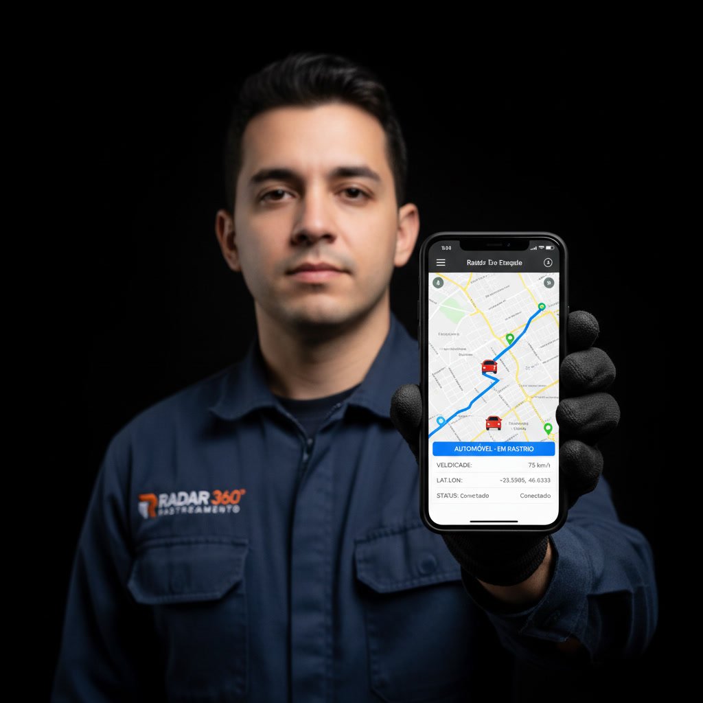 Aplicativo de rastreamento veicular Radar 360