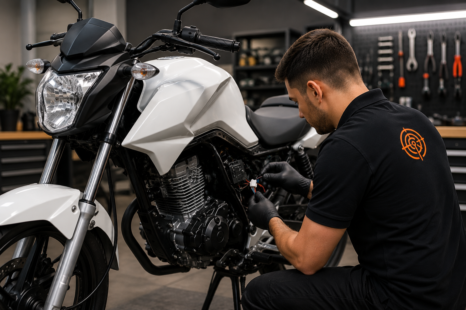 Instalação de rastreador para moto Radar 360