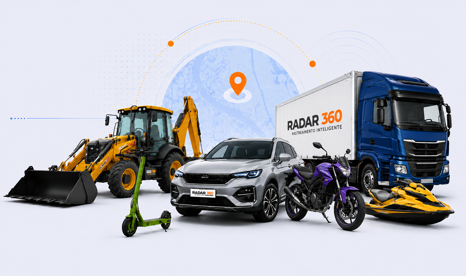 Como funciona o rastreamento Radar 360